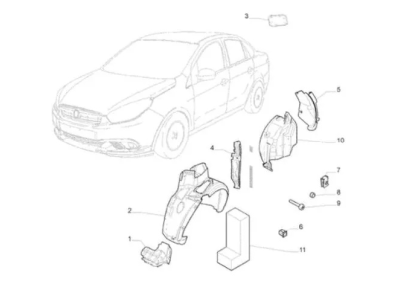 BARRERO DELANTERO IZQUIERDO Fiat